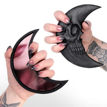 Load image into Gallery viewer, Black Moon Hand Mirror
