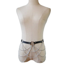 Load image into Gallery viewer, Multi-Layer Rib Chain Harness Belt
