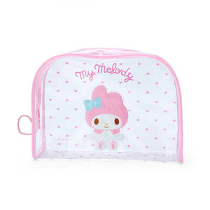 My Melody Clear Hearts Zipper Pouch