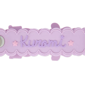 Kuromi Smile Beaded and PVC Keyring