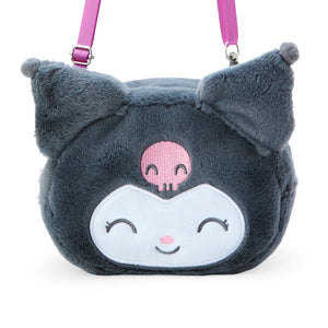 Kuromi Plush Face Mini Purse