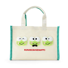 Load image into Gallery viewer, Keroppi Crafting Canvas Tote Bag
