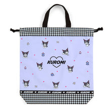 Load image into Gallery viewer, Kuromi Travel Drawstring Bag
