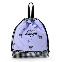 Load image into Gallery viewer, Kuromi Travel Drawstring Bag
