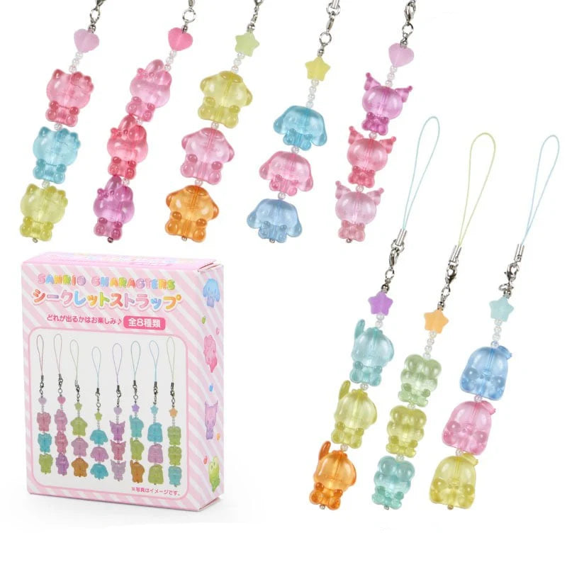 Hello Kitty and Friends Gummy Candy Blind Box Phone Charms