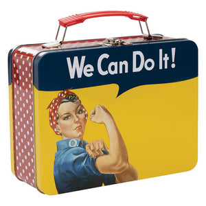 Rosie the Riveter "We Can Do It" Tin Tote