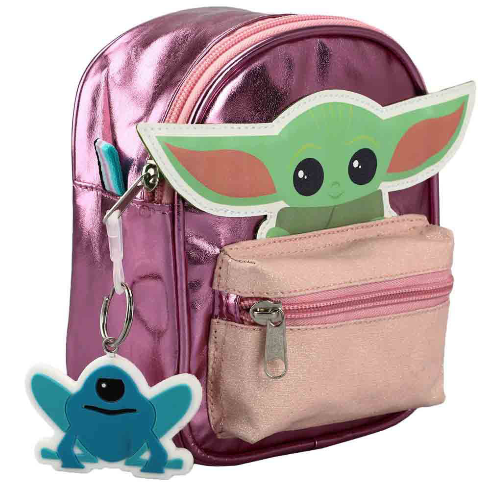 The Child Pink Metallic Micro Convertible Backpack Purse – Pink House Boutique