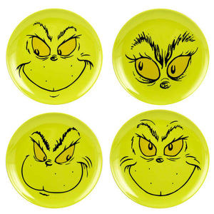 "The Grinch" Plates Set of 4