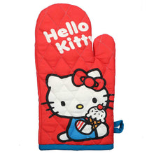 Load image into Gallery viewer, Hello Kitty Ice Cream Cone Oven Mitt
