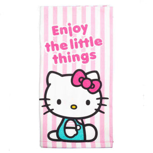 "Enjoy the Little Things" Hello Kitty Tea Towel