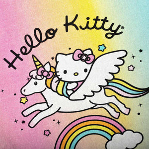 Rainbow Unicorn Hello Kitty Tea Towel