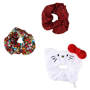 Hello Kitty Scrunchies Set of 3