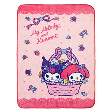 Load image into Gallery viewer, My Melody and Kuromi Fleece Throw Blanket

