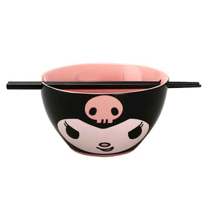 Kuromi Ramen Bowl with Chopsticks