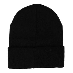 Kuromi Embroidered Cuff Beanie Hat