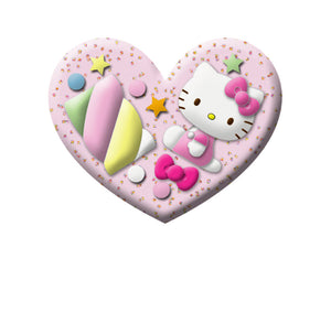 hello kitty candy heart two finger ring