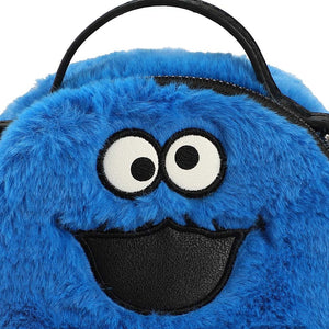 Cookie Monsters Sesame Street Fuzzy Wristlet Purse