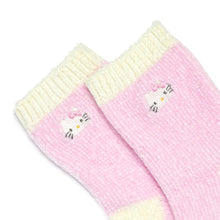 Load image into Gallery viewer, Hello Kitty Embroidered Chenille Super Soft Socks
