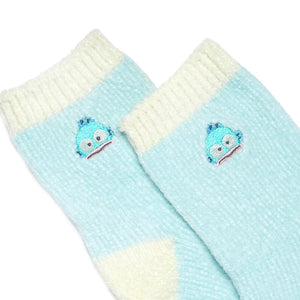 Hangyodon Embroidered Chenille Super Soft Socks