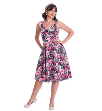 Load image into Gallery viewer, Rose and Ivory Floral Lady Dress
