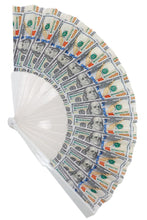Load image into Gallery viewer, Dollar Bill Print Hand Fan- More Styles Available!
