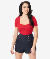 Red Sweetheart Ruthie Top