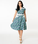 Potted Cactus Hedda Swing Dress