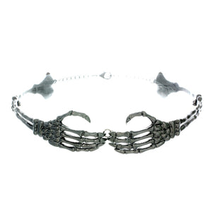 Skeleton Hands Choker