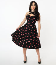 Load image into Gallery viewer, Vampire Kiss Rue Swing Dress
