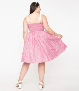 Pink Bandana Rockie Swing Dress