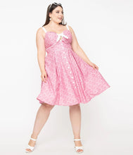 Load image into Gallery viewer, Pink Bandana Rockie Swing Dress
