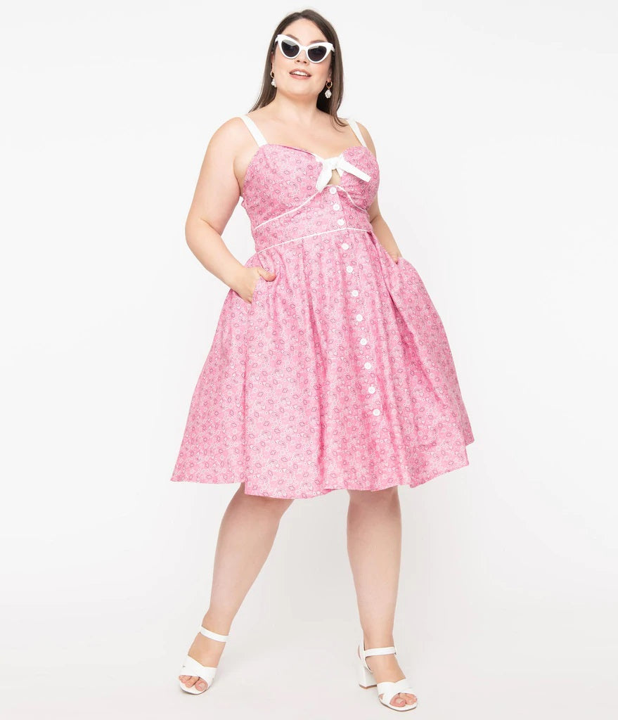 Pink Bandana Rockie Swing Dress