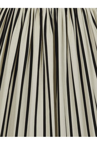 Jasmine Ghost Black and White Stripe Skirt