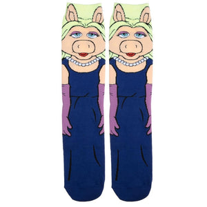 The Muppets Miss Piggy Character Socks