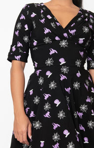 Cat and Tombstone Delores Dress
