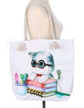 Load image into Gallery viewer, One Smart Kitty Tote Bag
