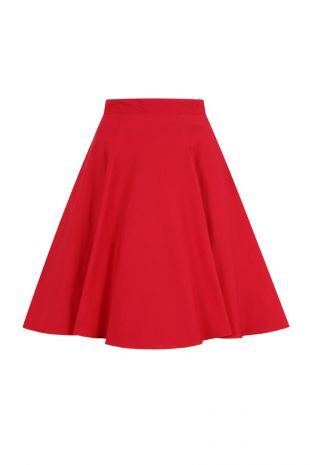 Red Mini Skirt- Size Large Last One!