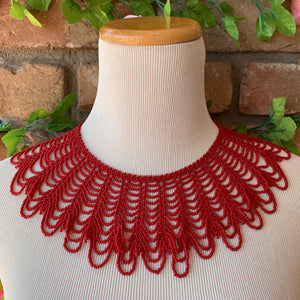 Hand Beaded Collar Necklaces