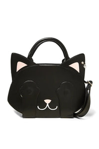 Black Cat Bag of Tricks Peekaboo Magnetic Paws Handbag
