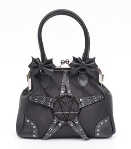 Pentagram Harness Kisslock Bow Purse