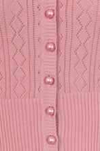 Load image into Gallery viewer, Pink Diamond Cuts Linda Cardigan
