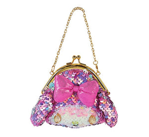 My Melody Sequin Coin Purse with Mini Strap