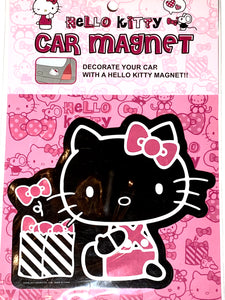 Hello Kitty with Bows in a Bag Car Magnet