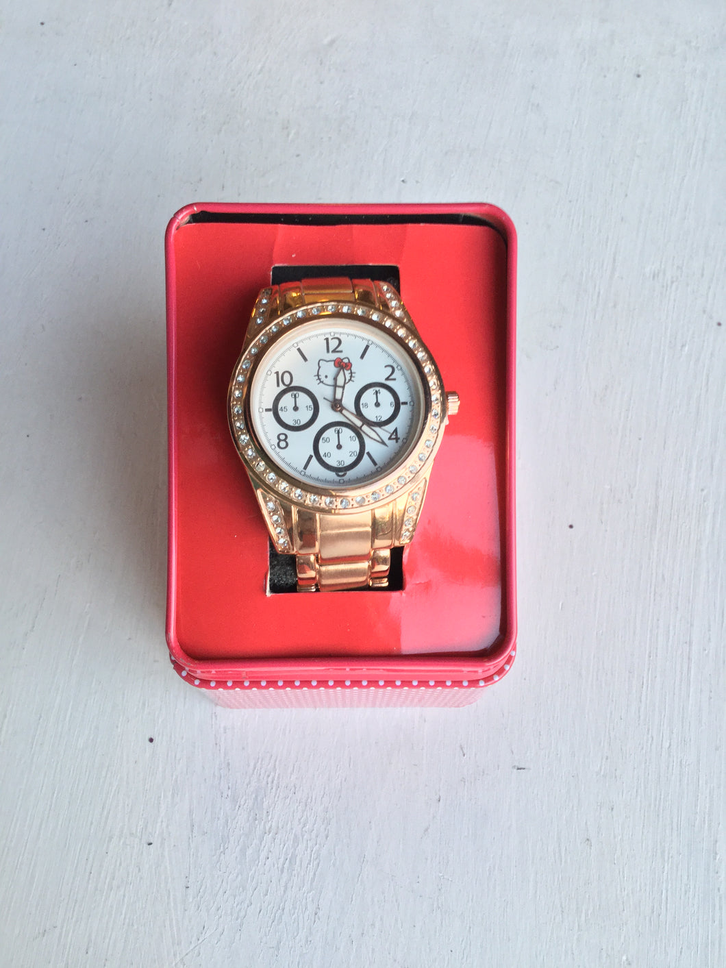 Hello Kitty Rose Gold Simmons Watch