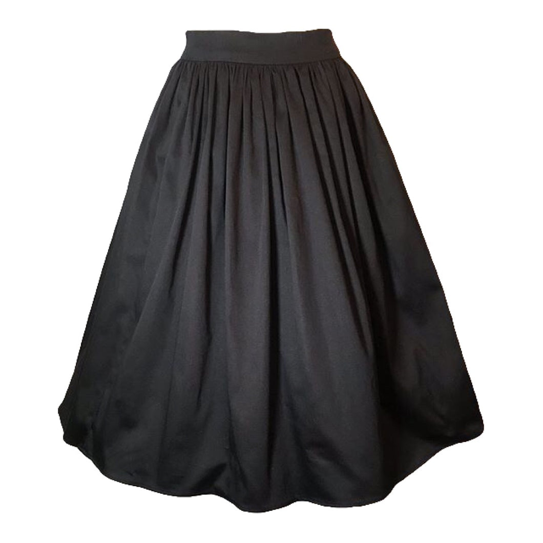 black velvet vintage style skirt 