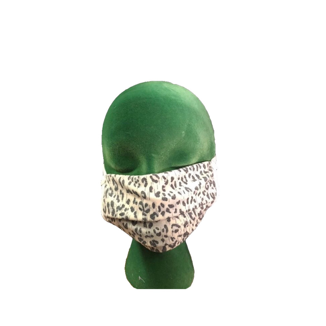 Cheetah print face mask 