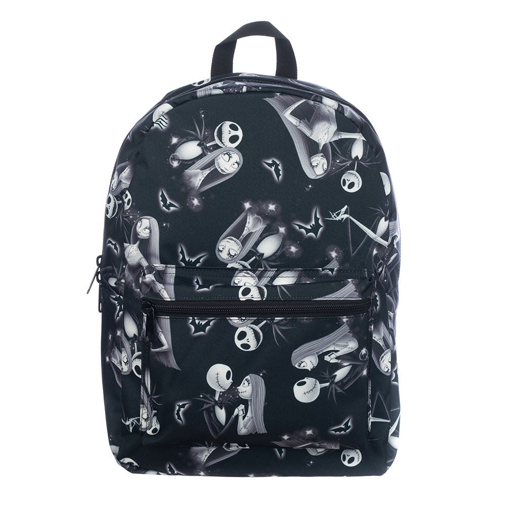 Jack and Sally Black and White Backpack