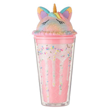 Load image into Gallery viewer, Strawberry Unicorn Scoop Cone Tumbler
