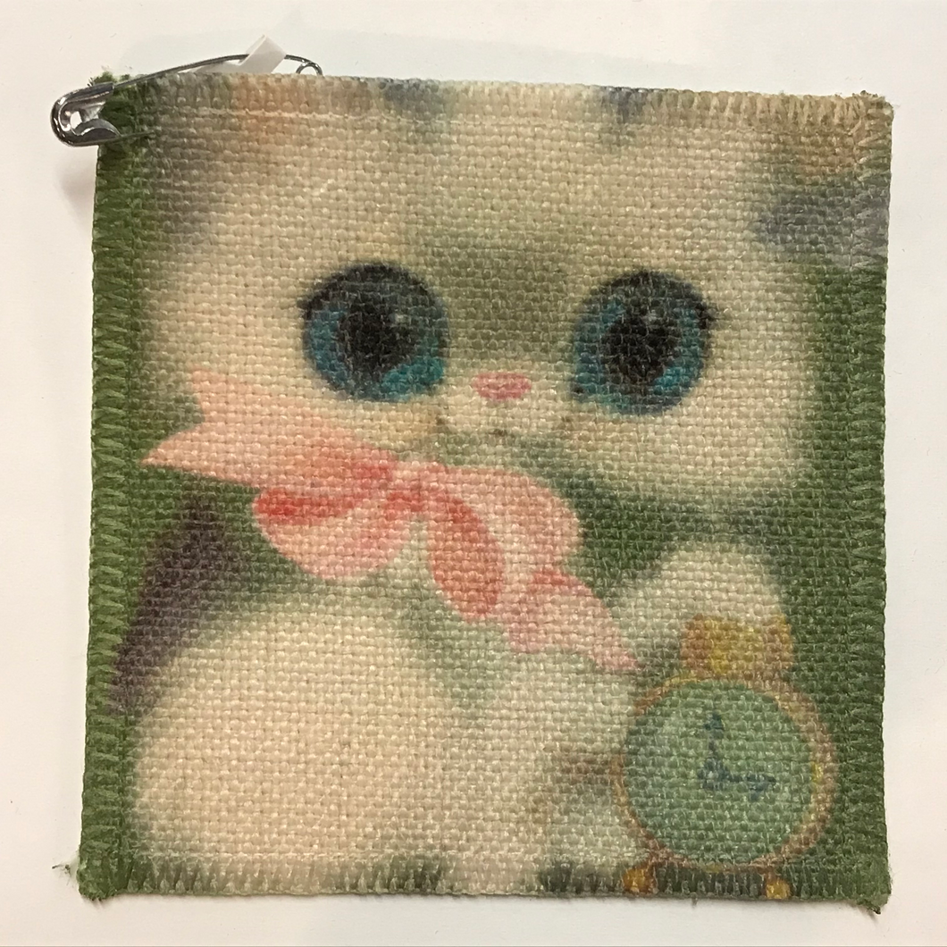 Kitty Cat Time Linen Patch