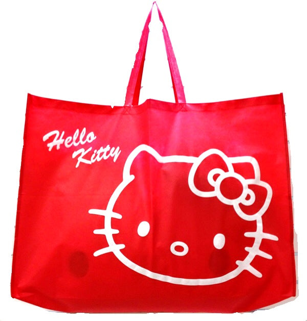 Giant red hello kitty gift tote